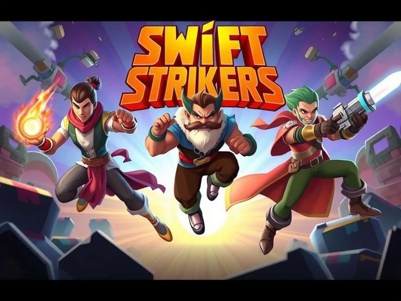 Swift Strikers Andhra Assault game banner featuring characters in action